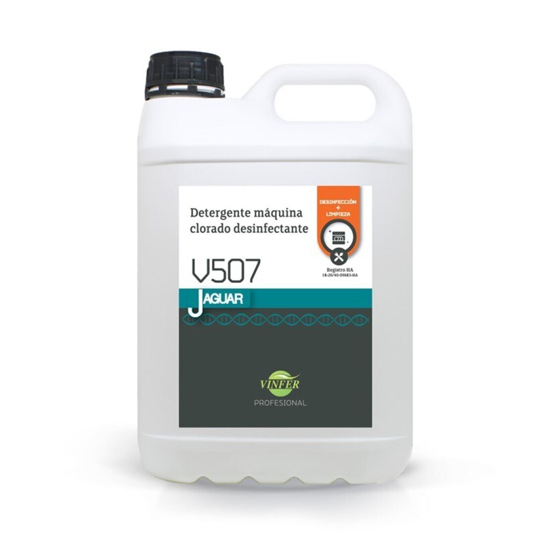 DETERGENTE MAQUINAS CLORADO V507 5L VINFER PROF