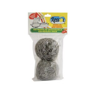 ESTROPAJO ACERO INOX 30 gr. Pack-2