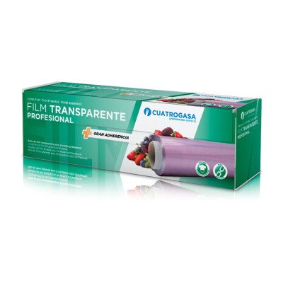 CUATROGASA FILM PVC ESTUCHADO 400MM 250M 8,5MIC