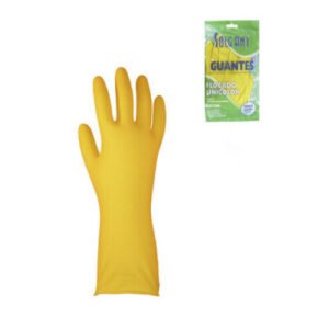 GUANTES FLOCADOS UNICOLOR L