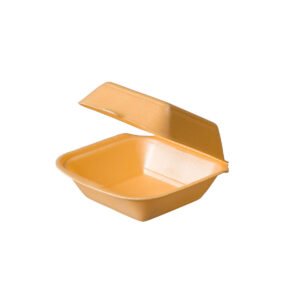 ENVASE HAMBURGUESA POREX 13,8X13,8X7