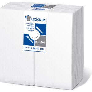 SERVILLETAS 30X40 BLANCA 1/6 2C PP 2400 UNDS