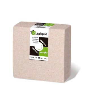 SERVILLETAS MICROCEL 33X33 1/4 NATURAL 1000 UNDS