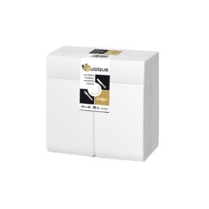 SERVILLETAS AIRCEL 40X40 BLANCA 1/8 GOFRADA 1200 UNDS