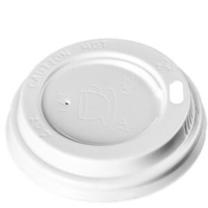 TAPA PLASTICO CON AGUJERO VASO CARTON 7 CM