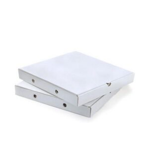 CAJA PIZZA BLANCA 30X30X3,5 100 UNIDADES