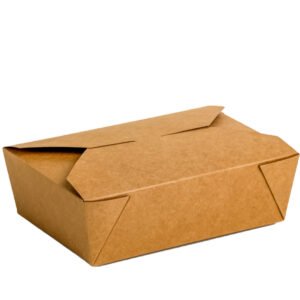 ENVASE TAKEAWAY CARTON KRAFT 2000ml
